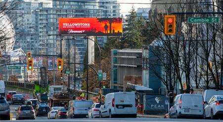 溫哥華街道戶(hù)外led廣告